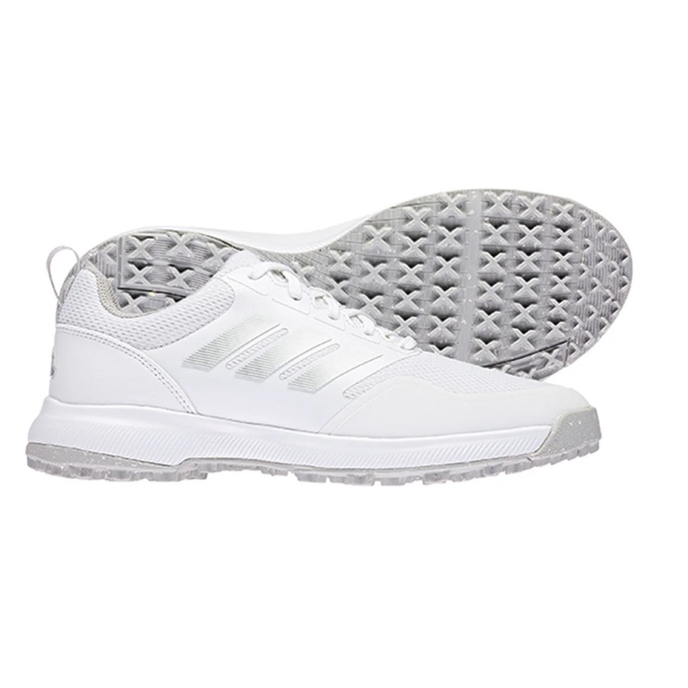 NWT NIB Adidas Tech Response SL 3 Spikeless Golf Shoes White Silver Size 8 - Picture 2 of 10